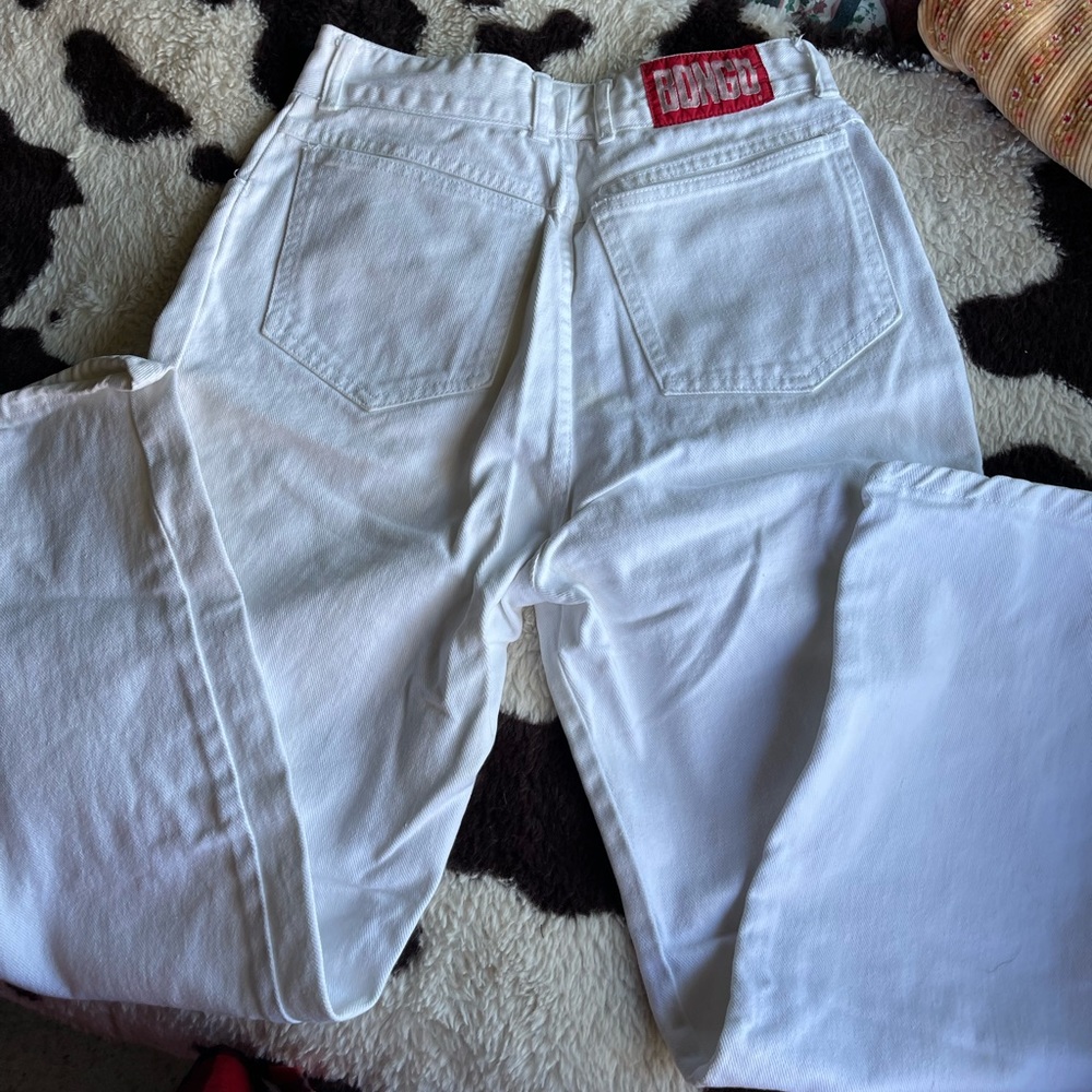 Vintage white bongo jeans